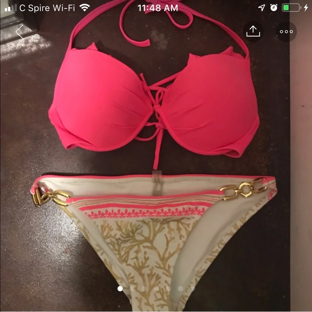 VS PINK bathing suit jus don’t like pink NWOT 34 d